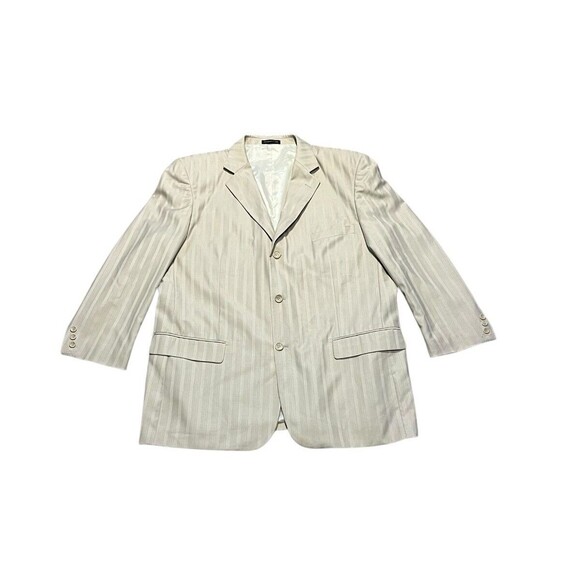 Tessori Uomo 100 % Wool Off White Sport Coat/Blazer Men's Size 46R - Italy - Picture 1 of 15